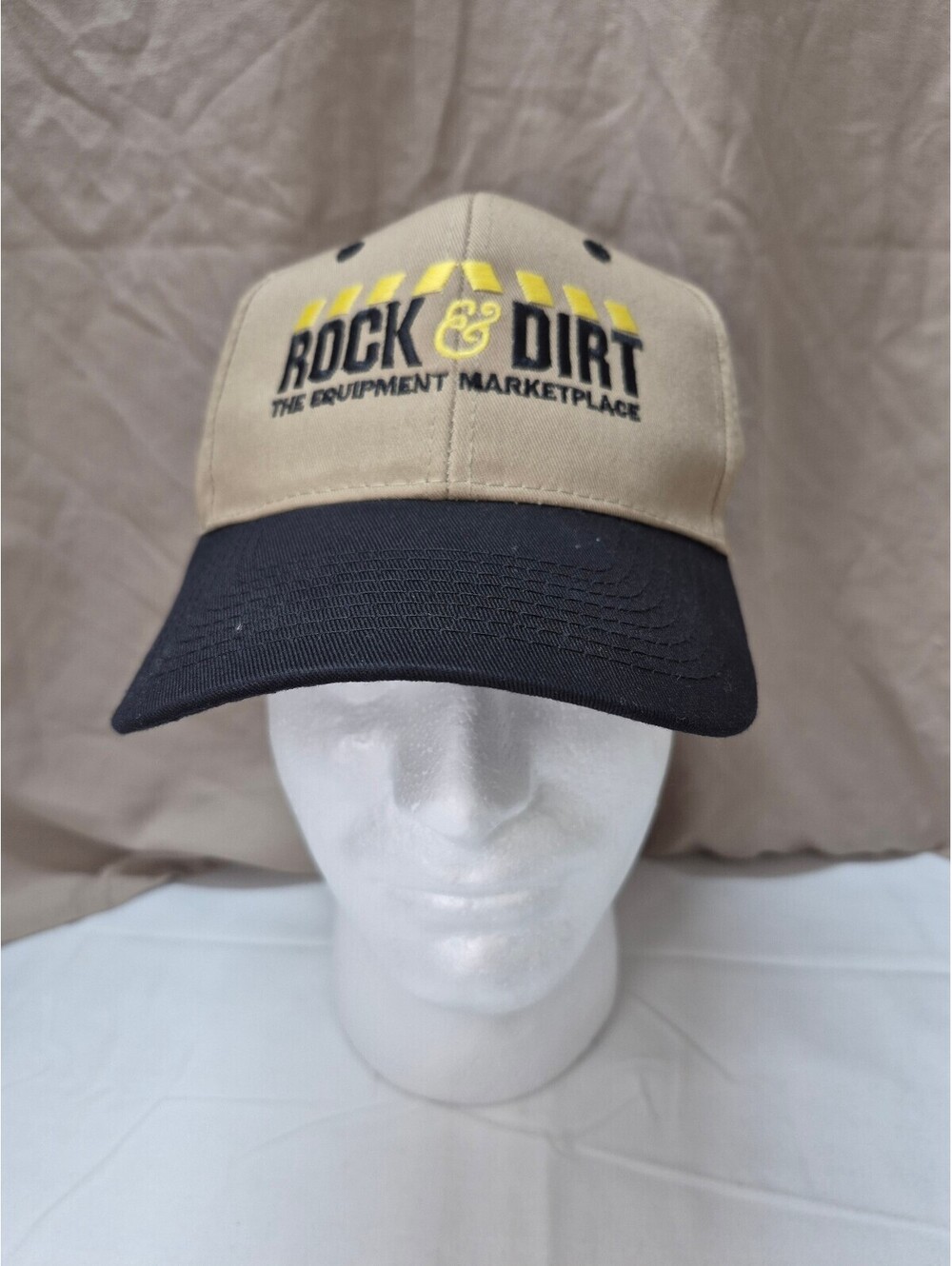 Rock & Dirt The Equipment Marketplace Embroidered Logo Baseball Cap J156